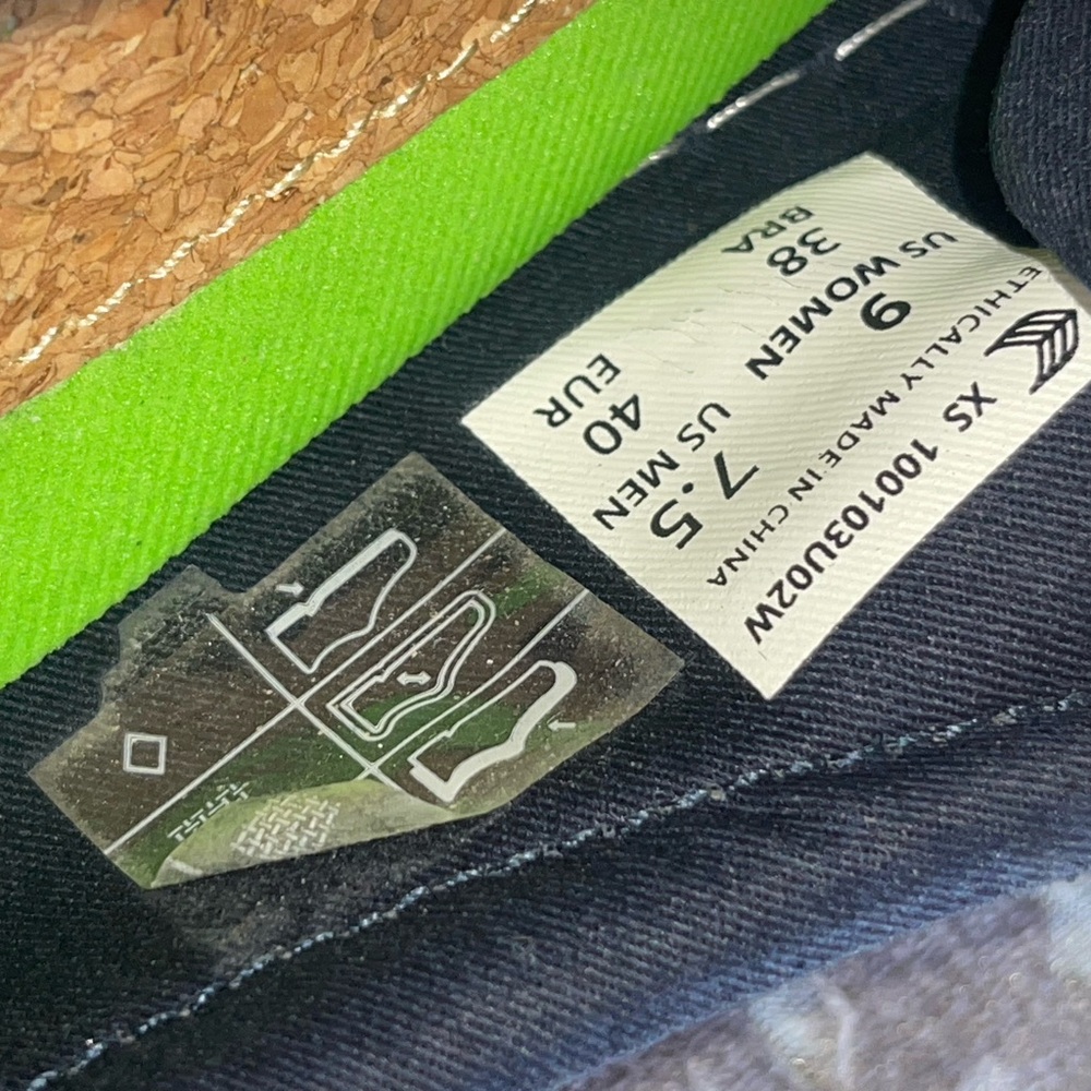 Cariuma OCA Low Navy Canvas Sneakers | Women’s 9 | Like New - Picture 4 of 5